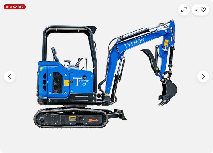 sold excavator